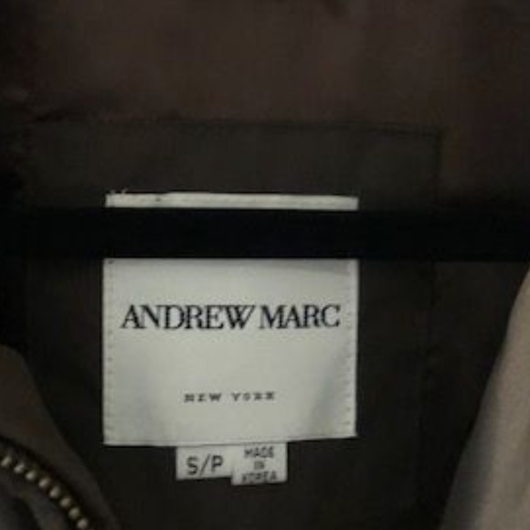 DESIGNER JACKET WITH FAUX FUR TRIM by Andrew Marc - Picture 8 of 13